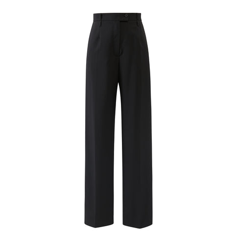 Classic high waisted tailored pants