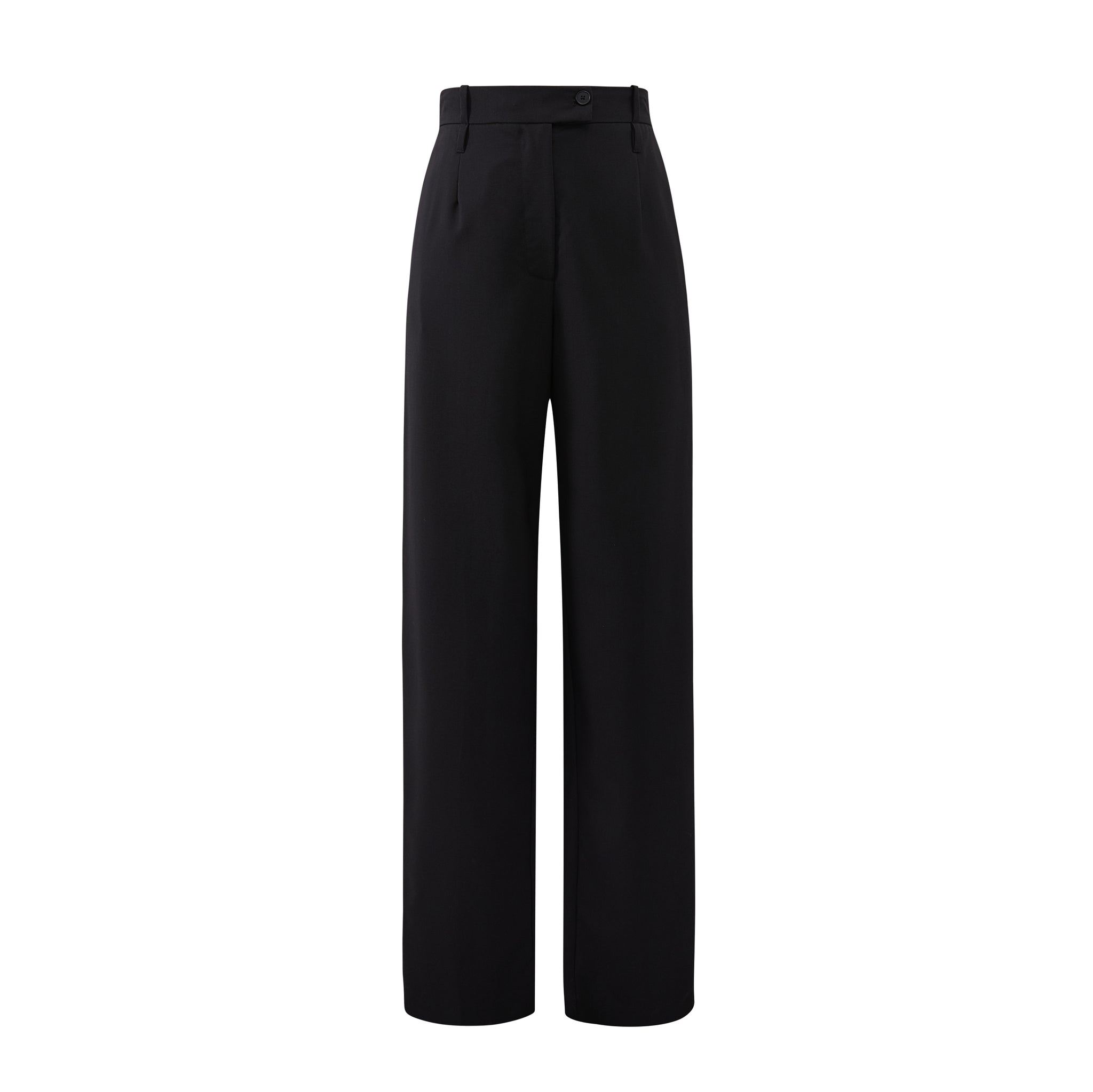 Split hem straight leg trouser