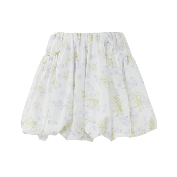 Romantic Floral Parachute Skirt
