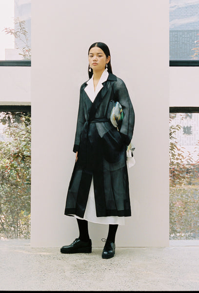 Organza Layer Printed Trench