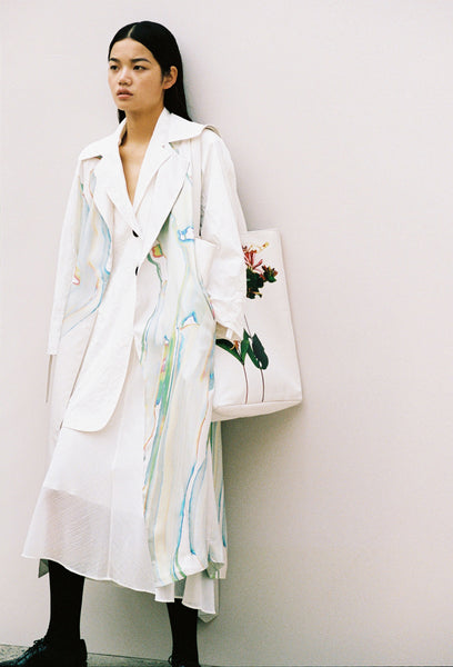 Printed Summer Trench